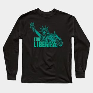 for liberty statue Long Sleeve T-Shirt